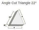Ceramic Media - ACT (Angle Cut Triangles) 5/8" x 5/8"- Medium Duty